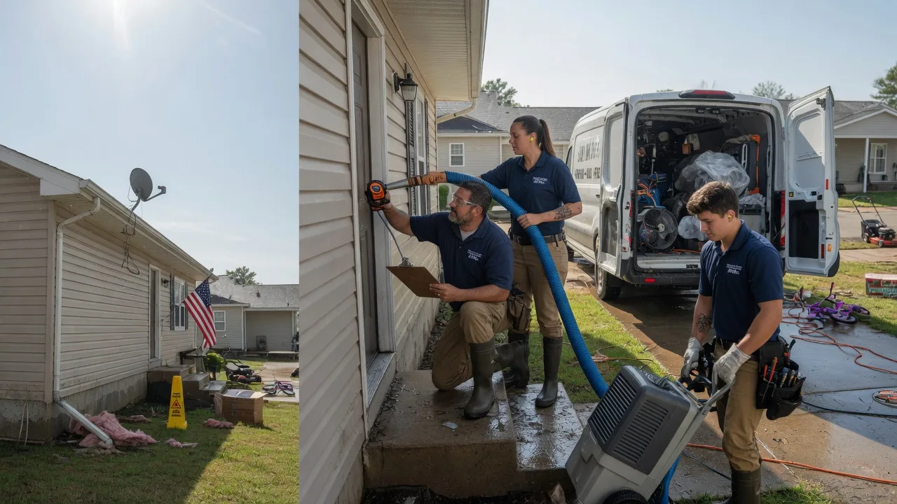 Ceiling Water Damage Restoration in Spencer, IN near me